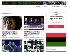 Tablet Screenshot of blackpolitics.org